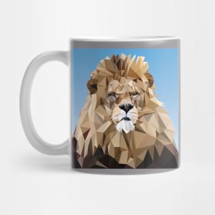 Low poly lion Mug